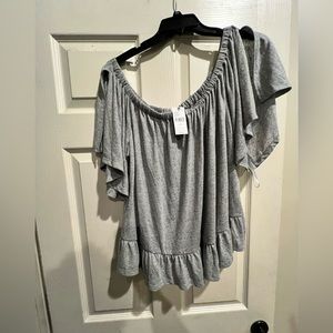 Heather gray Lane Bryant size 22/24 top.  Brand new with tags.